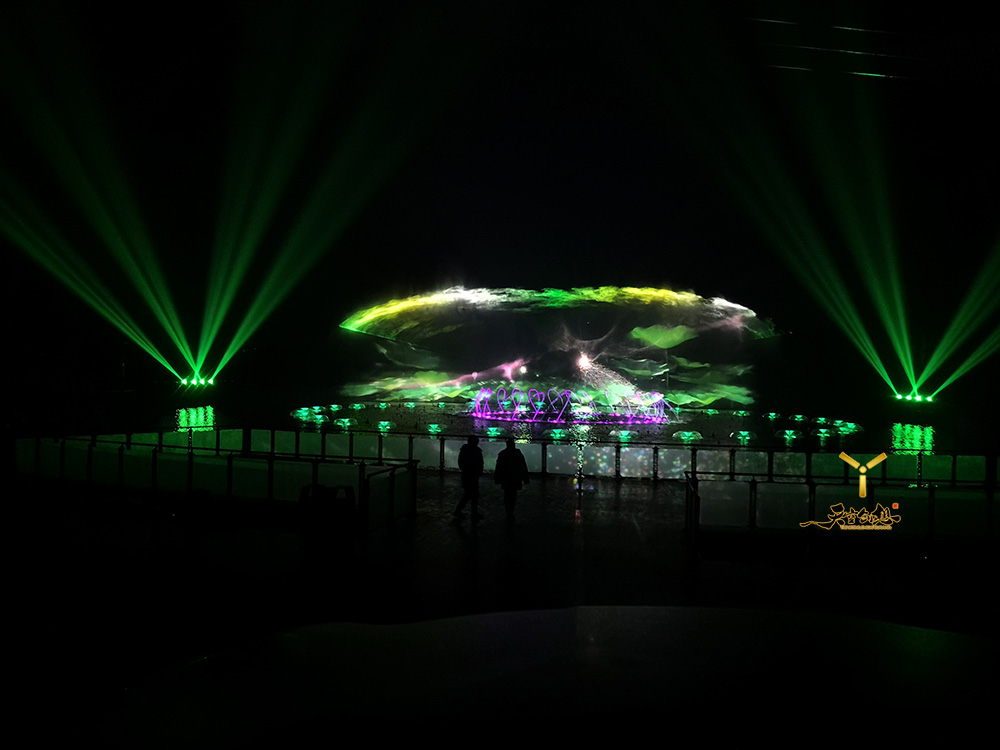 達州蓮花湖《圣蓮華彩》水舞光影秀(圖19)