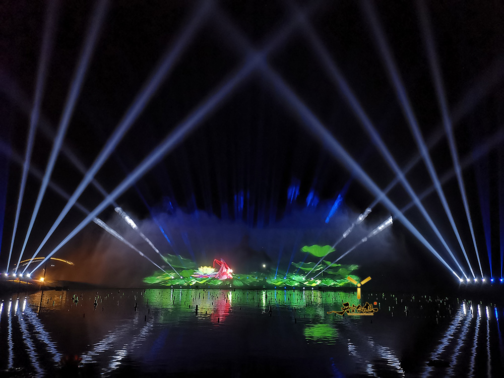 達州蓮花湖《圣蓮華彩》水舞光影秀(圖27)