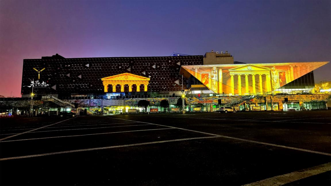 寸灘國(guó)際絲路花街建筑光影秀于7月1日開(kāi)街上演啦！(圖6)