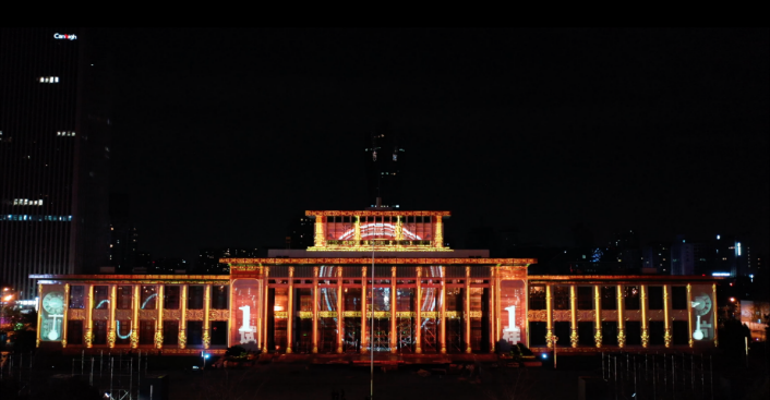 天空創(chuàng)想用科技點(diǎn)亮城市！杭州武林廣場3DMAPPING秀震撼上演！(圖22)