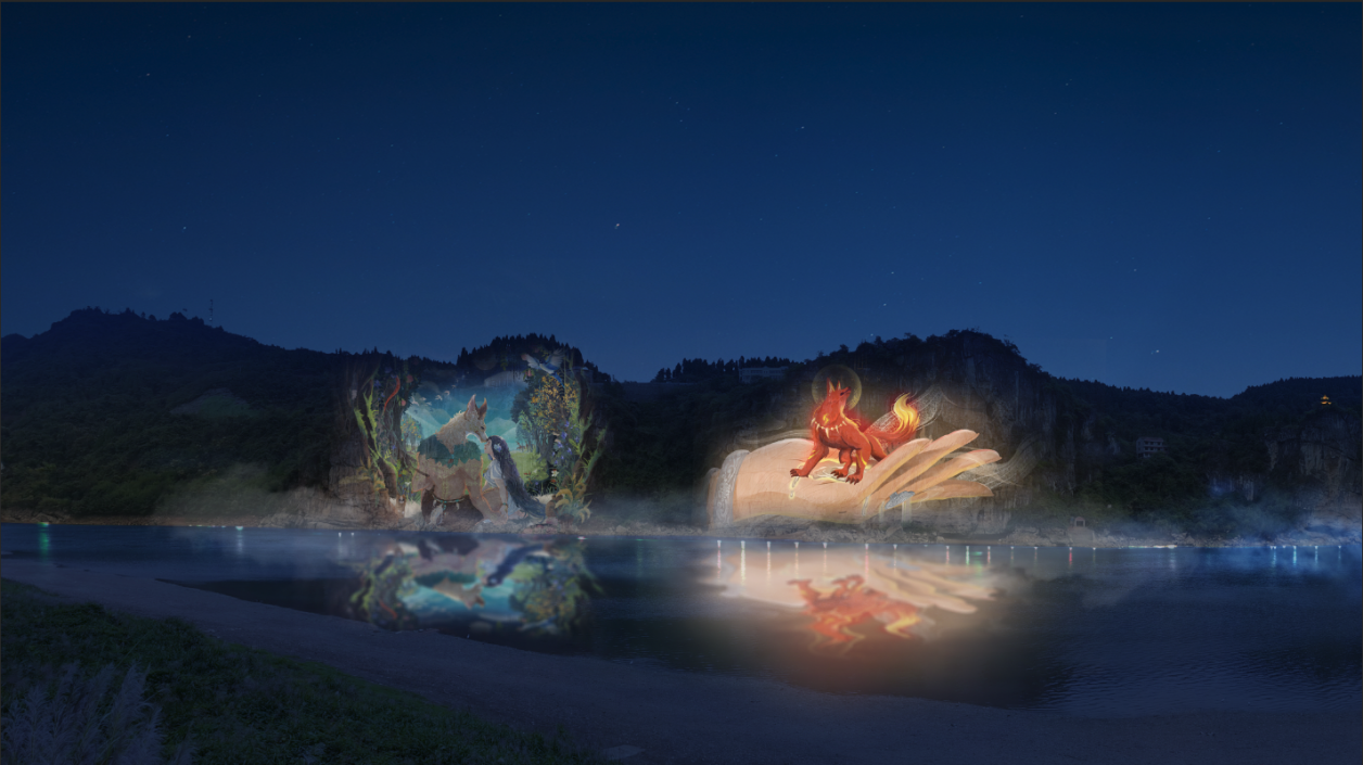 湖南《夜?jié)o溪》夜游項目(圖4)