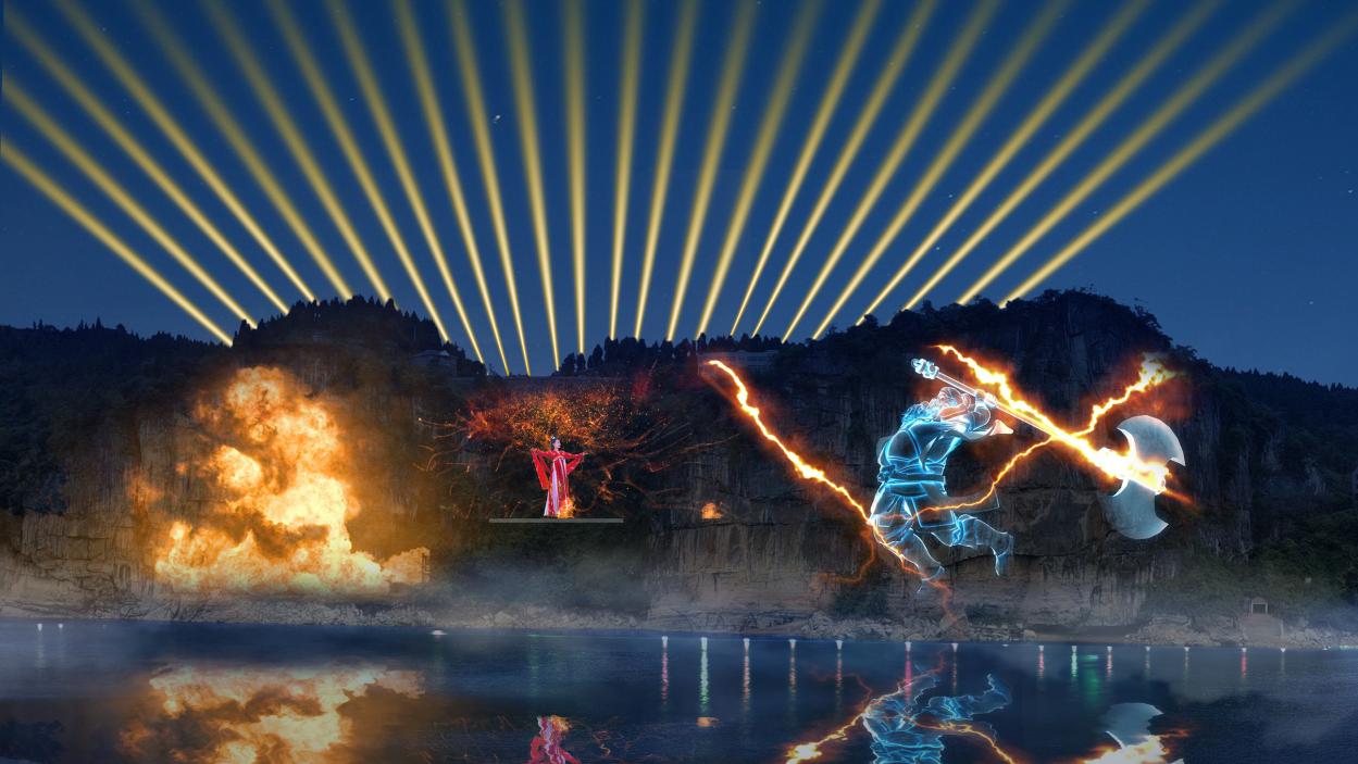 湖南《夜?jié)o溪》夜游項目(圖5)